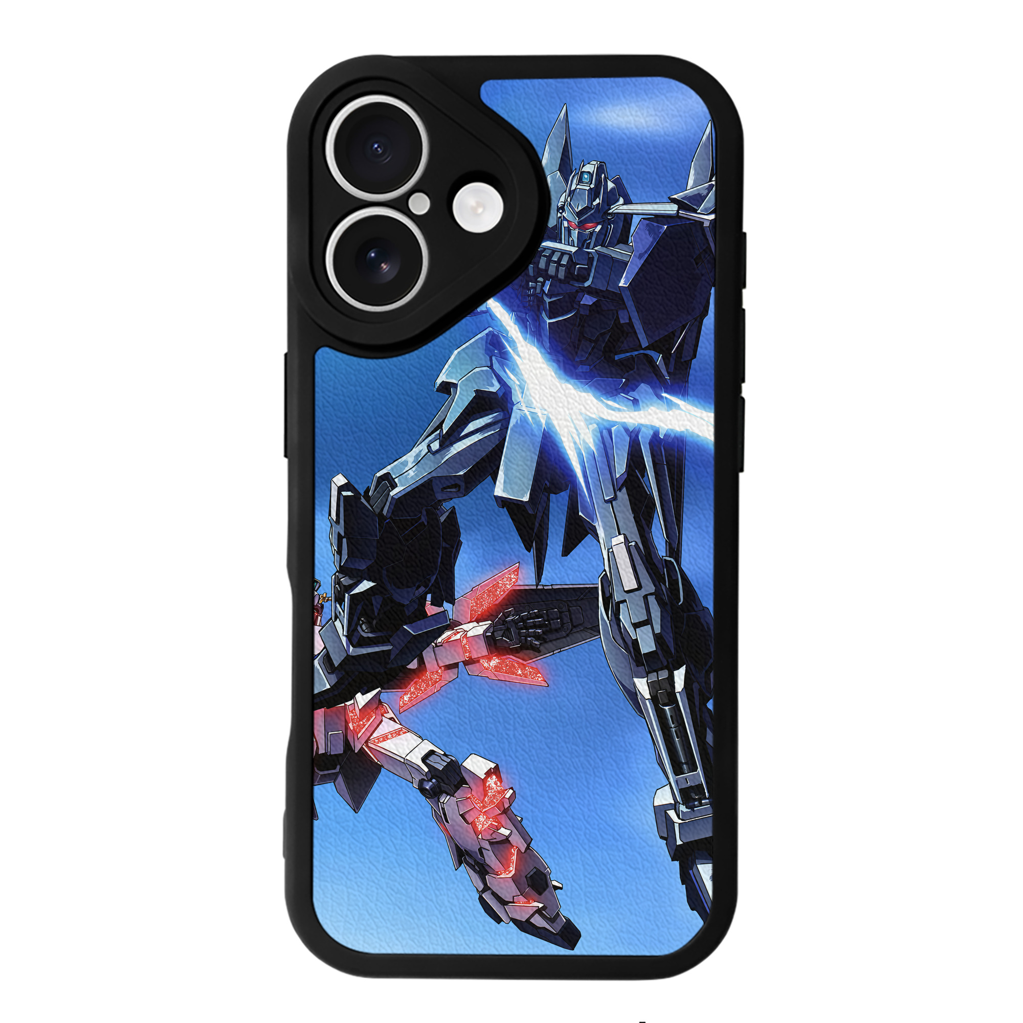（画像用） 機動戦士ガンダム Mobile Suit Gundam 【iPhone 16シリーズ対応】シリコンスマホケース（レザー調） 材質：シリコン